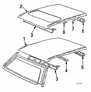 VAG 533 817 111 Roof 533817111: Buy near me in Poland at 2407.PL - Good price!