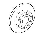 VAG 561 615 601 A Brake disc 561615601A: Buy near me at 2407.PL in Poland at an Affordable price!