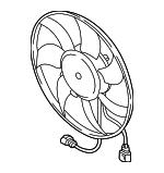 VAG 3Q0 959 455 B Radiator fan 3Q0959455B: Buy near me at 2407.PL in Poland at an Affordable price!