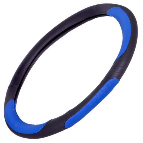 Vitol Steering wheel cover of blue leatherette M (37-39cm) – price
