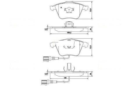StarLine BD S837P Brake Pad Set, disc brake BDS837P: Buy near me at 2407.PL in Poland at an Affordable price!