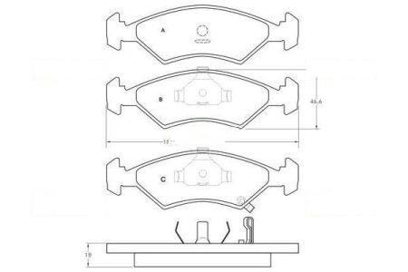 StarLine BD S411 Brake Pad Set, disc brake BDS411: Buy near me at 2407.PL in Poland at an Affordable price!