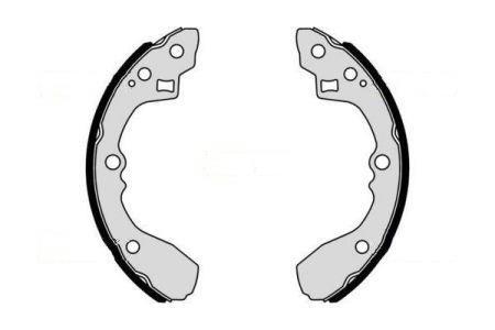 StarLine BC 01054 Brake shoe set BC01054: Buy near me at 2407.PL in Poland at an Affordable price!