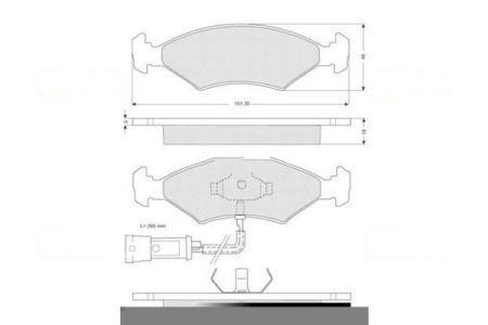StarLine BD S141 Brake Pad Set, disc brake BDS141: Buy near me in Poland at 2407.PL - Good price!