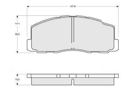 StarLine BD S119 Brake Pad Set, disc brake BDS119: Buy near me at 2407.PL in Poland at an Affordable price!