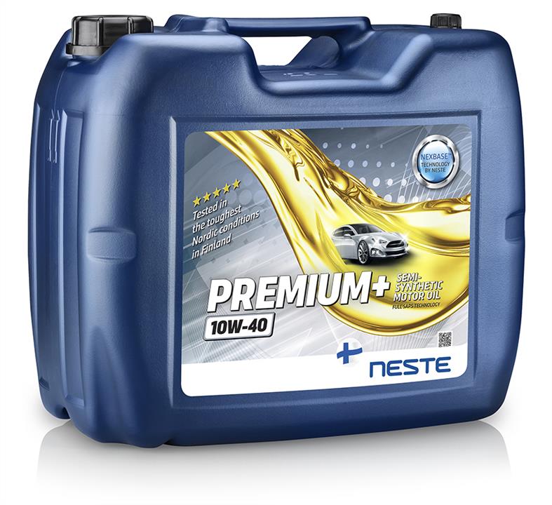 Neste 116320 Engine oil Neste Premium+ 10W-40, 20L 116320: Buy near me in Poland at 2407.PL - Good price!