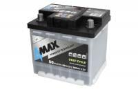 4max BAT50/350R/DC Battery 4max DEEP CYCLE 12V 50AH 350A(EN) R+ BAT50350RDC: Buy near me in Poland at 2407.PL - Good price!