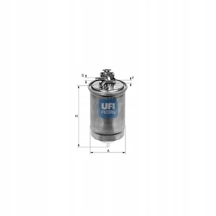 Ufi 24.400.00 Fuel filter 2440000: Buy near me at 2407.PL in Poland at an Affordable price!