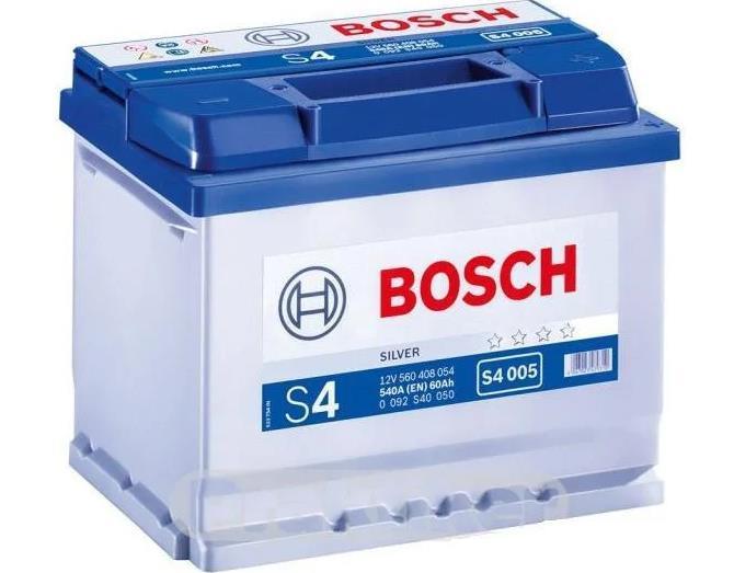 BOSCH S4 Batterie 0 092 S40 250 12V 60Ah 540A B00 Bleiakkumulator S4 025,  12V 60Ah 540A