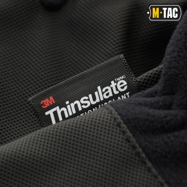 Rękawiczki Fleece Thinsulate Black M M-Tac 90309002-M