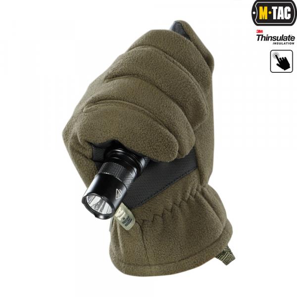 M-Tac Fleece Gloves Thinsulate Olive L – price