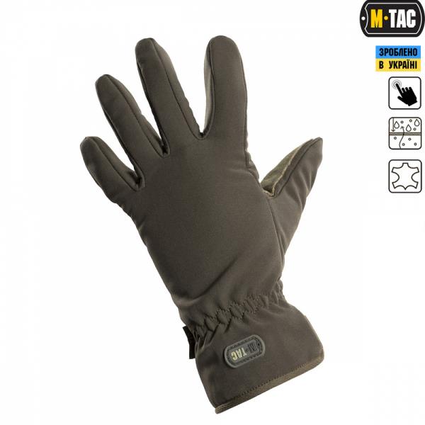 Перчатки Winter Tactical Waterproof Olive M M-Tac 90001001-M