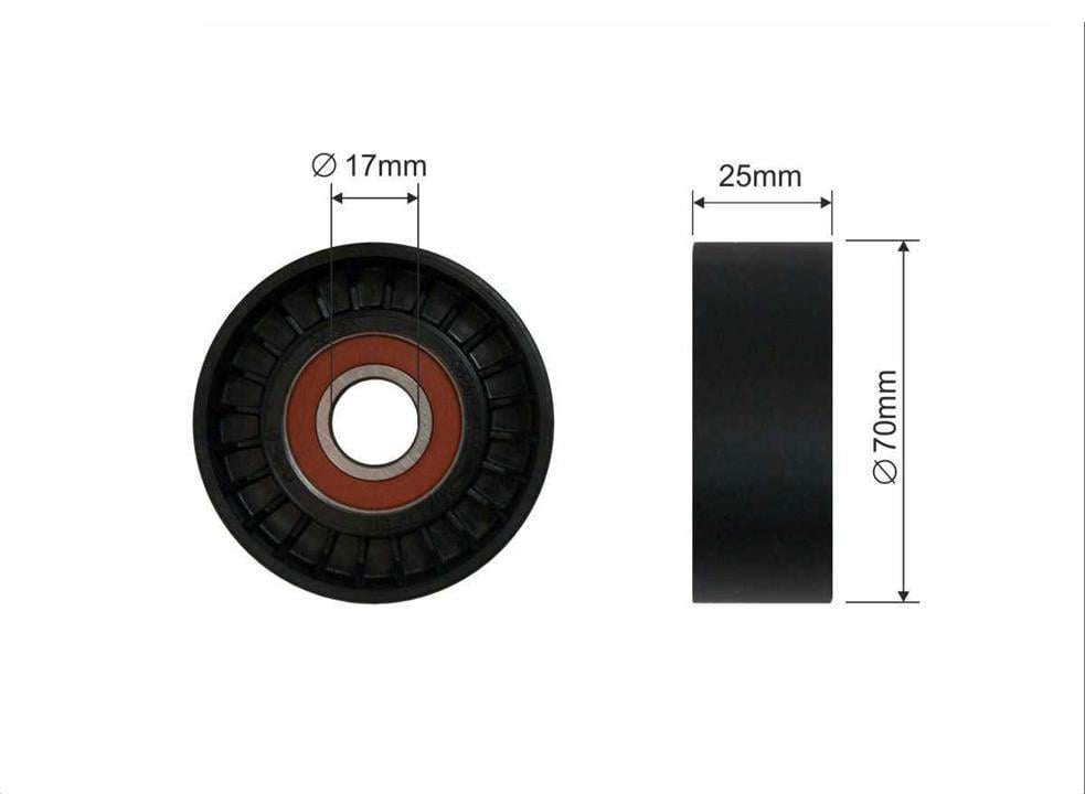 0195 Caffaro Umlenkrolle