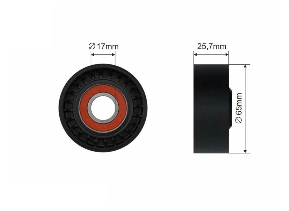 500359 Caffaro Drive belt tensioner pulley