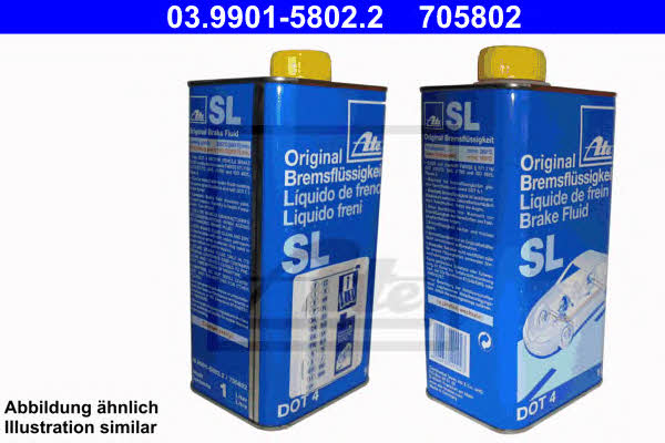 Тормозная жидкость DOT 4 SL, 1 л Ate 03.9901-5802.2