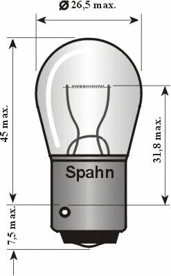 Spahn gluhlampen 2019 Glow bulb yellow PY21W 12V 21W 2019: Buy near me in Poland at 2407.PL - Good price!