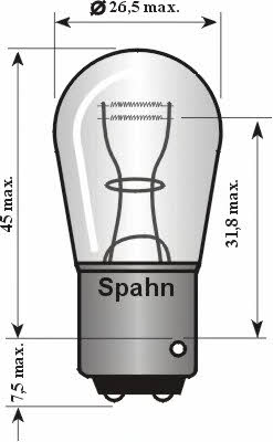 Spahn gluhlampen BL2015 Glow bulb P21/4W 12V 21/4W BL2015: Buy near me in Poland at 2407.PL - Good price!