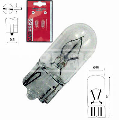 Carpriss 79780270 Glow bulb W5W 12V 5W 79780270: Buy near me at 2407.PL in Poland at an Affordable price!