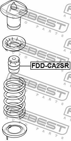 Odboje amortyzatora tylnego Febest FDD-CA2SR