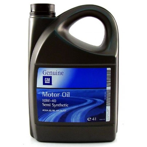 Моторна олива General Motors Semi Synthetic 10W-40, 4л General Motors 93165215