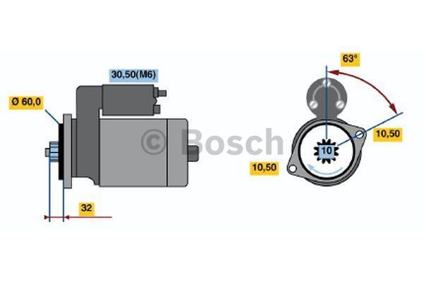 Anlasser Bosch 0 001 125 057