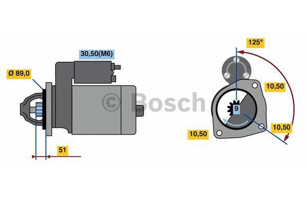 Rozrusznik Bosch 0 001 262 006