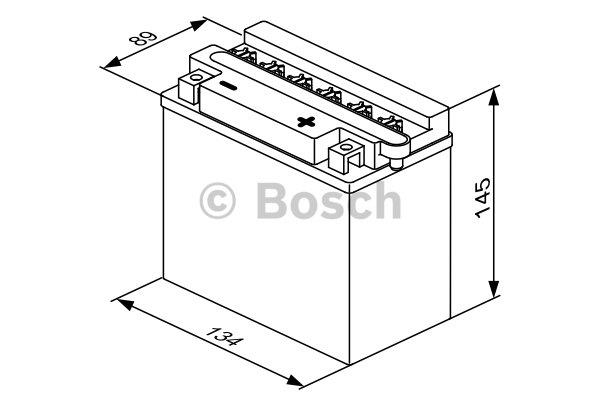 Bosch Akumulator Bosch 12V 11Ah 150A(EN) P+ – cena