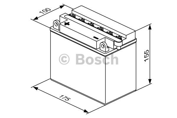 Akumulator Bosch 12V 19AH 240A(EN) L+ Bosch 0 092 M4F 440