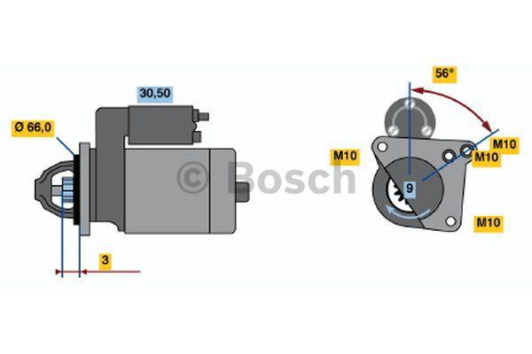 Bosch Rozrusznik – cena 827 PLN
