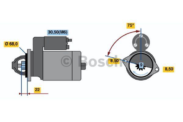 Купить Bosch 0 001 107 436 по низкой цене в Польше!