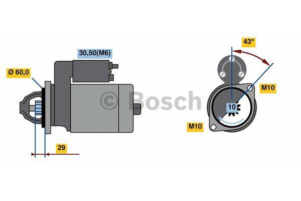 Bosch Rozrusznik – cena 599 PLN
