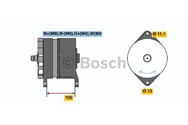 Alternator Bosch 0 120 468 135