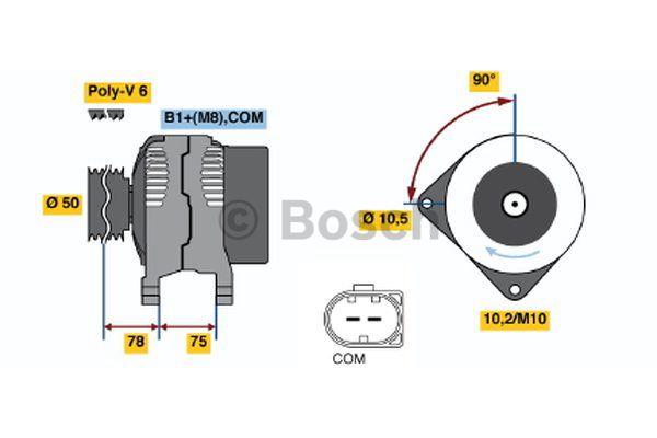 Купити Bosch 0 124 515 105 за низькою ціною в Польщі!