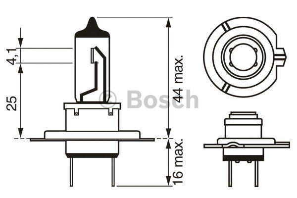 Żarówka halogenowa Bosch Xenon Blue 12V H7 55W Bosch 1 987 302 075