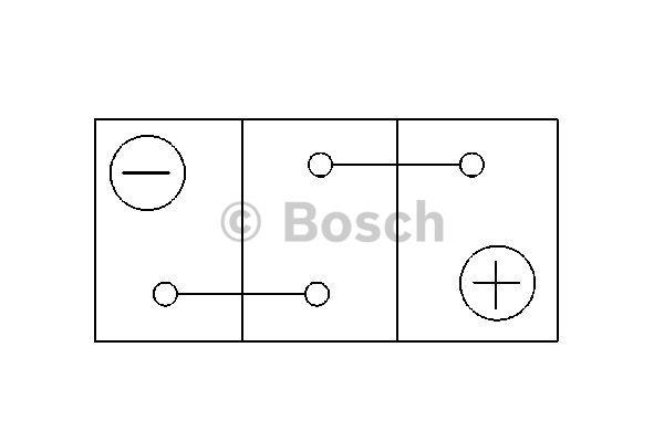 Akumulator bosch 6v 66ah 360a(en) P+ Bosch F 026 T02 302