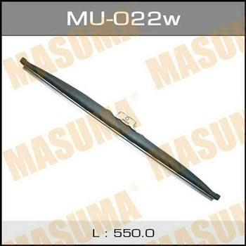 Masuma MU-022W Wiper Blade Frameless Winter Masuma Nano Graphite 550 mm (22") MU022W: Buy near me in Poland at 2407.PL - Good price!