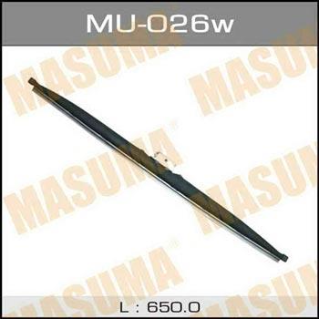 Masuma MU-026W Щетка стеклоочистителя бескаркасная зимняя Masuma Nano Graphite 650 мм (26") MU026W: Отличная цена - Купить в Польше на 2407.PL!