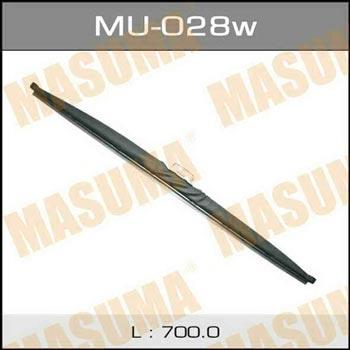 Masuma MU-028W Wiper Blade Frameless Winter Masuma Nano Graphite 700 mm (28") MU028W: Buy near me in Poland at 2407.PL - Good price!