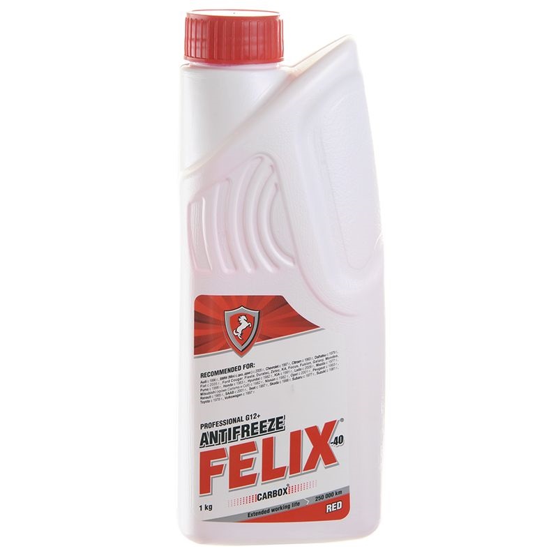 Felix 430206032 Płyn do chłodnic G12+ CARBOX, czerwony, -40°C, 1 l 430206032: Dobra cena w Polsce na 2407.PL - Kup Teraz!