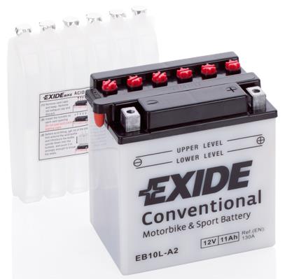 Exide EB10L-A2 Акумулятор Exide Conventional 12В 11Ач 130А(EN) R+ EB10LA2: Приваблива ціна - Купити у Польщі на 2407.PL!