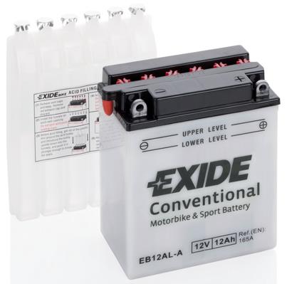 Exide EB12AL-A Battery Exide Conventional 12V 12AH 165A(EN) R+ EB12ALA: Buy near me in Poland at 2407.PL - Good price!