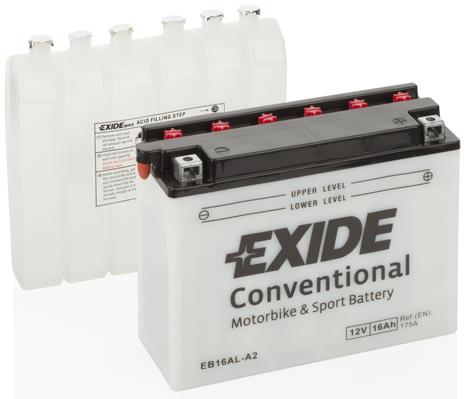 Exide EB16AL-A2 Battery Exide Conventional 12V 16AH 175A(EN) R+ EB16ALA2: Buy near me in Poland at 2407.PL - Good price!