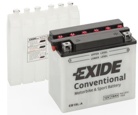 Exide EB18L-A Akumulator exide conventional 12v 18ah 190a(en) P+ EB18LA: Dobra cena w Polsce na 2407.PL - Kup Teraz!