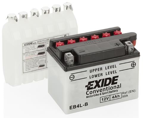 Exide EB4L-B Starterbatterie Exide Conventional 12V 4Ah 50A(EN) R+ EB4LB: Kaufen Sie zu einem guten Preis in Polen bei 2407.PL!