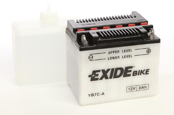 Exide EB7C-A Battery Exide Conventional 12V 8AH 90A(EN) R+ EB7CA: Buy near me in Poland at 2407.PL - Good price!