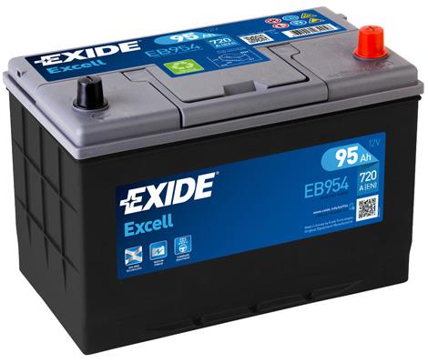 Exide EB954 Akumulator Exide Excell 12V 95AH 720A(EN) R+ EB954: Dobra cena w Polsce na 2407.PL - Kup Teraz!