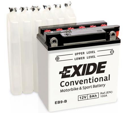 Exide EB9-B Аккумулятор Exide Conventional 12В 9Ач 100А(EN) L+ EB9B: Отличная цена - Купить в Польше на 2407.PL!