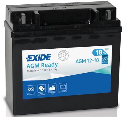Exide AGM12-18 Battery Exide AGM Ready 12V 18AH 250A(EN) R+ AGM1218: Buy near me in Poland at 2407.PL - Good price!