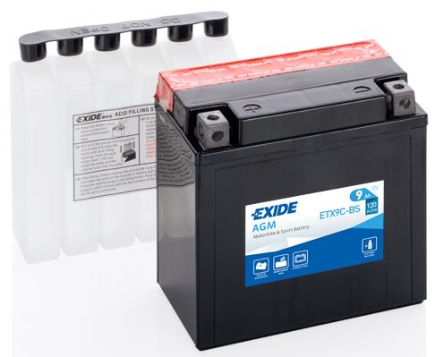 Exide ETX9C-BS Starterbatterie Exide AGM 12V 9Ah 120A(EN) L+ ETX9CBS: Kaufen Sie zu einem guten Preis in Polen bei 2407.PL!