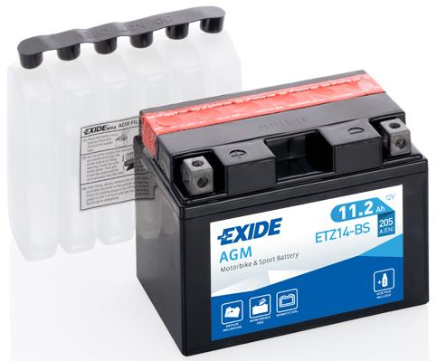 Exide ETZ14-BS Аккумулятор Exide AGM 12В 11,2Ач 205А(EN) L+ ETZ14BS: Купить в Польше - Отличная цена на 2407.PL!